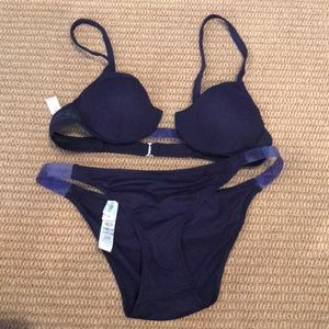 La perla 30b navy bikini set